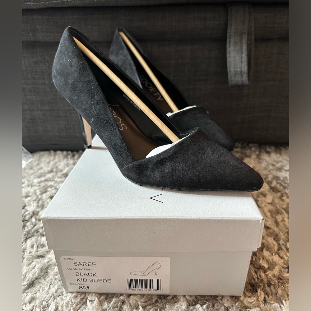 Sole Society Suede Saree Pumps Size 8M